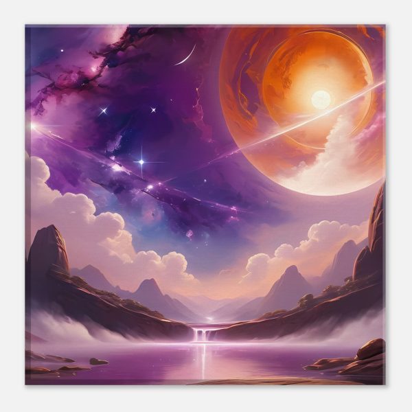 Celestial Canyon Oasis – Zen Canvas Print 3