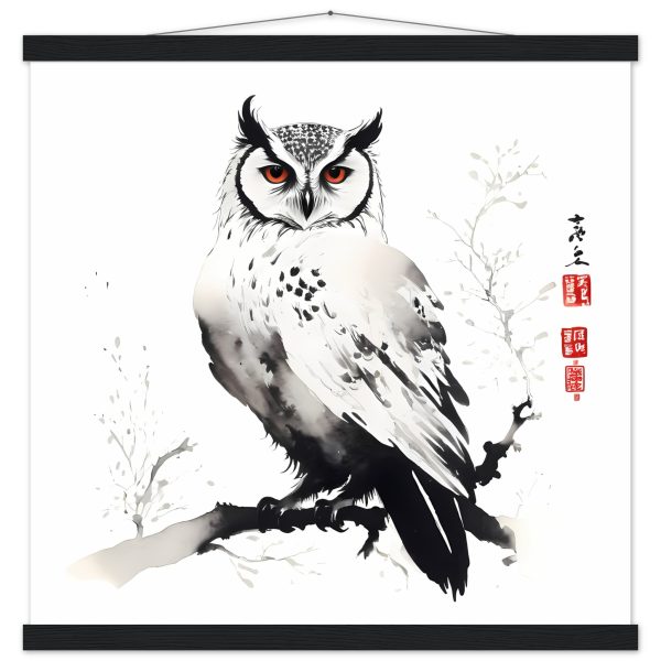 The Enchanting World of the Japanese Zen Owl Print 16