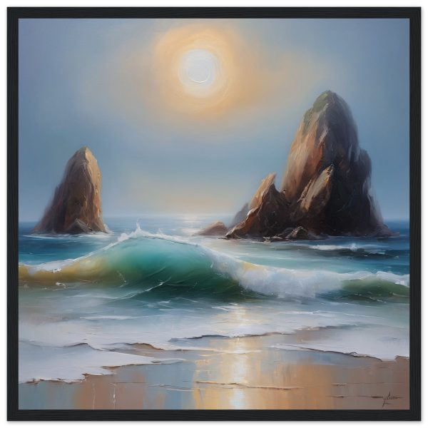 Tranquil Tides: A Symphony of Serenity in Ocean Scene 15