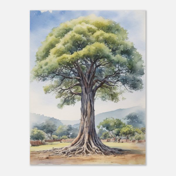 Serene Tree in Watercolour 5