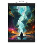 Meditative Odyssey Poster with Magnetic Hanger 6