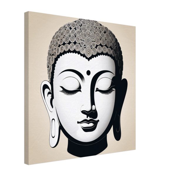 Zen Elegance: Buddha Swirls Poster 2