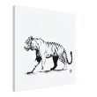 Monochrome Tiger Canvas Print 27
