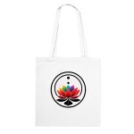 Spectrum of Zen Harmony: A Vibrant Emblem on a Tote Bag