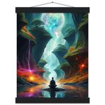 Meditative Odyssey Poster with Magnetic Hanger 7