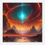Enigmatic Portal: Canvas Print of a Fantastical World 6