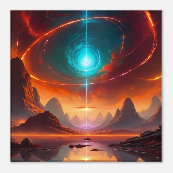 Enigmatic Portal: Canvas Print of a Fantastical World 2