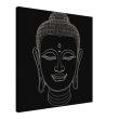 Monochrome Buddha Head Wall Art 23