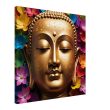 Zen Buddha Canvas: Radiant Tranquility for Your Home Oasis 23