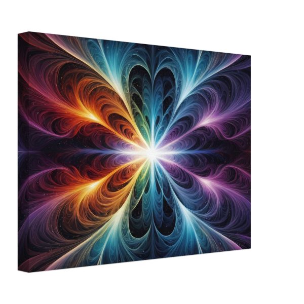 Cosmic Harmony: Zen Fractal Canvas Art for Tranquil Spaces