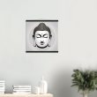 Buddha Mask Canvas Unveils Tranquil Elegance 31