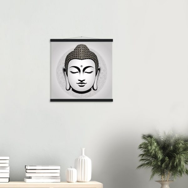 Buddha Mask Canvas Unveils Tranquil Elegance 11