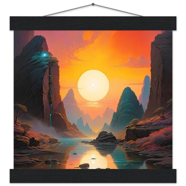 Majestic Valley Sunset: An Oasis of Zen 3