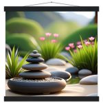 Elevate Your Space with Zen Garden Beauty: Serene Poster Art 7