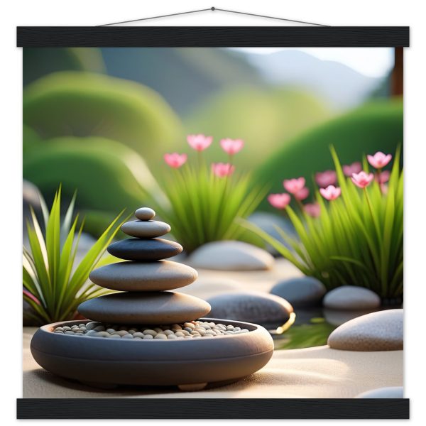 Elevate Your Space with Zen Garden Beauty: Serene Poster Art 3