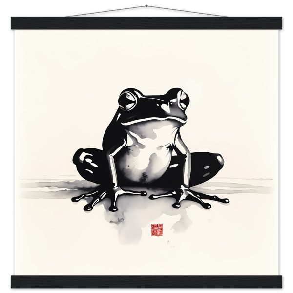 The Enchanting Zen Frog Print for Your Tranquil Haven 6