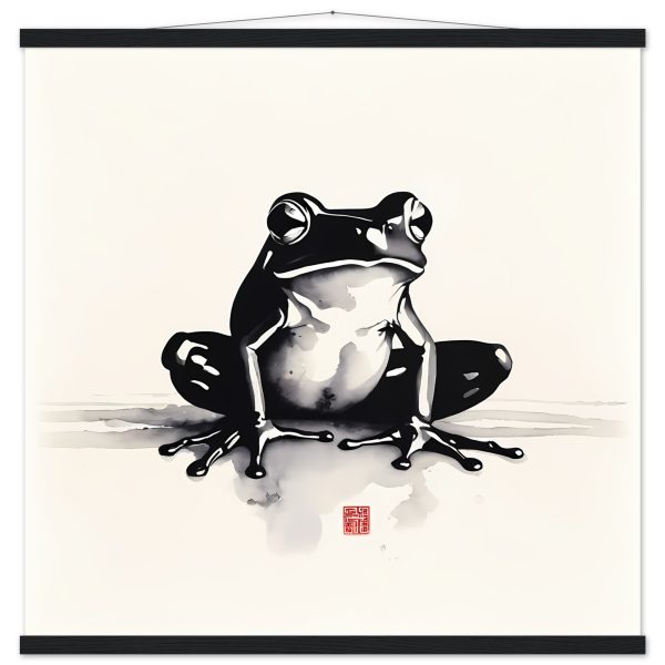 The Enchanting Zen Frog Print for Your Tranquil Haven 14