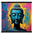 Harmony Unveiled: Buddha Head Canvas Elegance 31