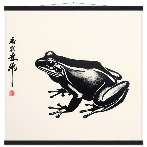 Zen Harmony: Unveiling the Enchanting Frog Print 14