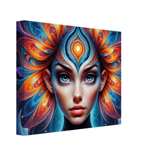 Elevate Your Space with Tranquility: Zen-Inspired Women’s Portrait on Canvas 3