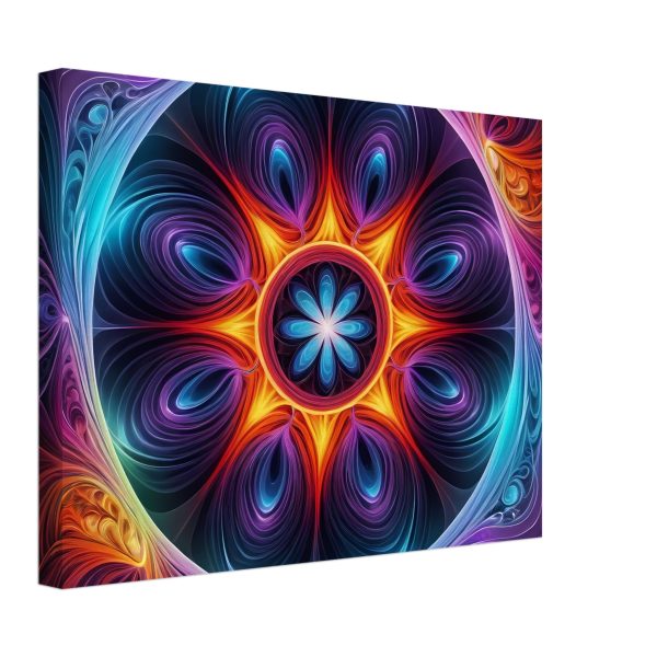 Celestial Harmony: Zen Mandala on Canvas 4