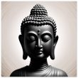 Elevate Your Space with the Enigmatic Buddha Head Print 39