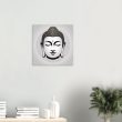 Buddha Mask Canvas Unveils Tranquil Elegance 36