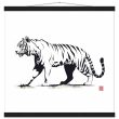 Monochrome Tiger Canvas Print 35
