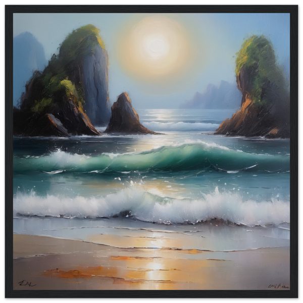 Harmony in Hues: Sunset Ocean Scene 8