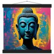 Harmony Unveiled: Buddha Head Canvas Elegance 34