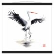 Captivating Flight: A Symphony of Elegance in a Crane Print 18