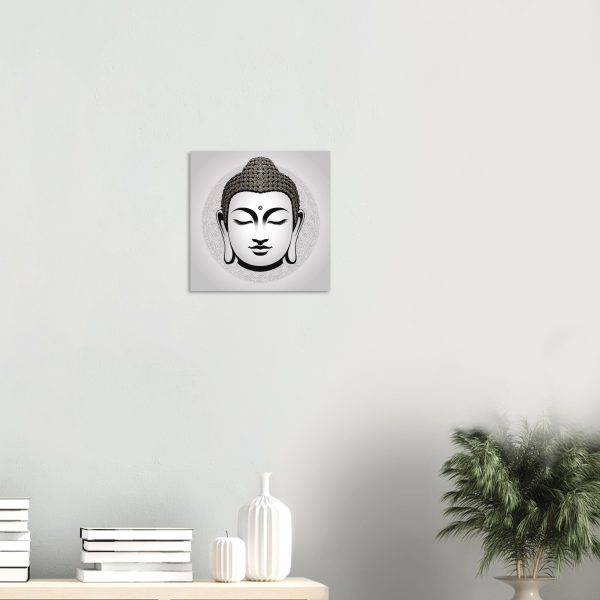 Buddha Mask Canvas Unveils Tranquil Elegance 3