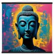Harmony Unveiled: Buddha Head Canvas Elegance 22