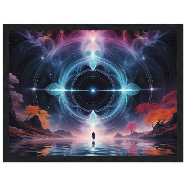 Zen Tranquility: Elevate Your Space with Cosmic Meditation Framed Poster 2