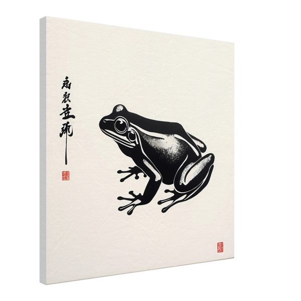 Zen Harmony: Unveiling the Enchanting Frog Print 17