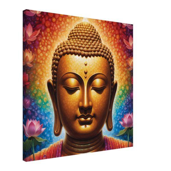Zen Elegance: Golden Buddha, Tranquil Lotus, Harmony 11