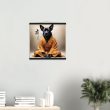 A Dog in Meditation: A Zen Wall Art 24
