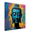 Harmony Unveiled: Buddha Head Canvas Elegance 29