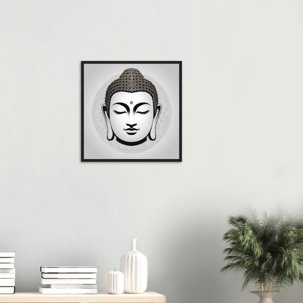 Buddha Mask Canvas Unveils Tranquil Elegance 7