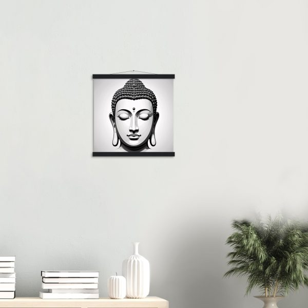 Zen Elegance: Buddha Head Wall Art Unveiled 17