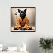 A Dog in Meditation: A Zen Wall Art 26