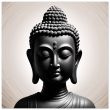 Elevate Your Space with the Enigmatic Buddha Head Print 34