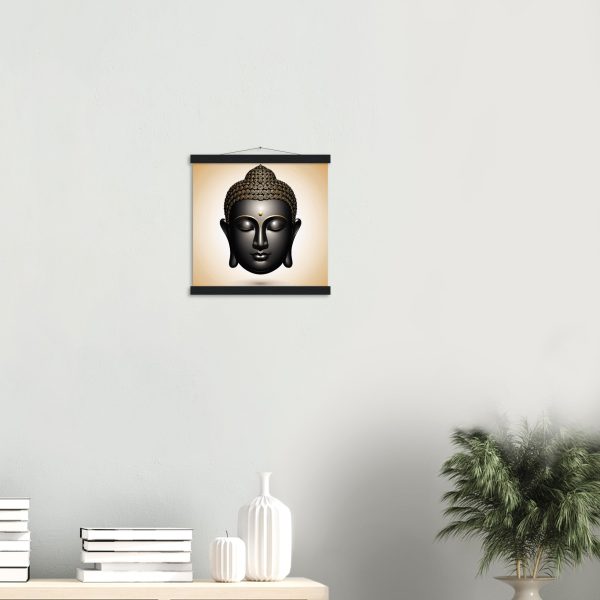 The Elegance of Black and Gold Buddha Canvas 3