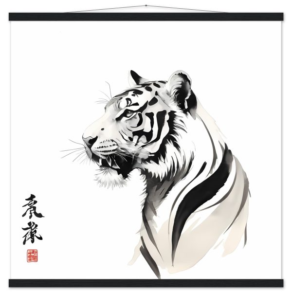 Unveiling the Harmonious Aura of the Zen Tiger Wall Art 12