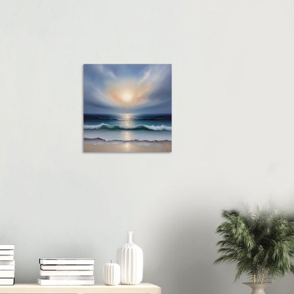 Harmony Unveiled: A Tranquil Seascape in Oils 8