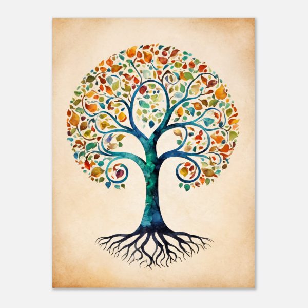 Mosaic of Life: A Watercolour Tree of Life 12