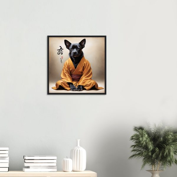 A Dog in Meditation: A Zen Wall Art 13