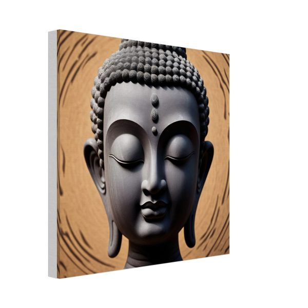 Mystic Tranquility: Buddha Head Elegance for Your Space 4