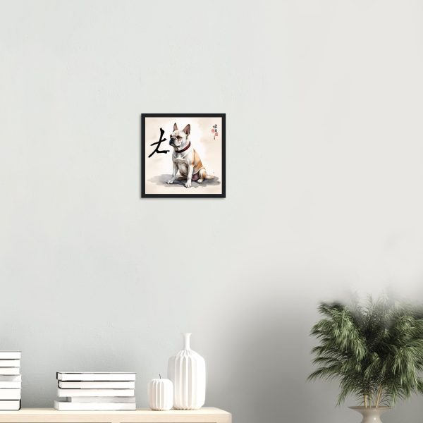 Zen French Bulldog: A Unique and Stunning Wall Art 6