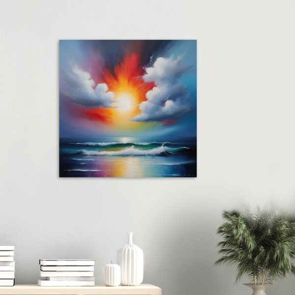 Impressionistic Ocean Art for Tranquil Spaces